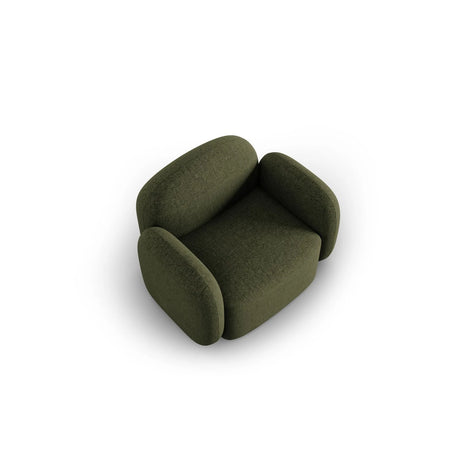 Blair Sessel mit Bezug aus Chenille (Leg10) in Green Melange, 119x95 cm – Bild 6