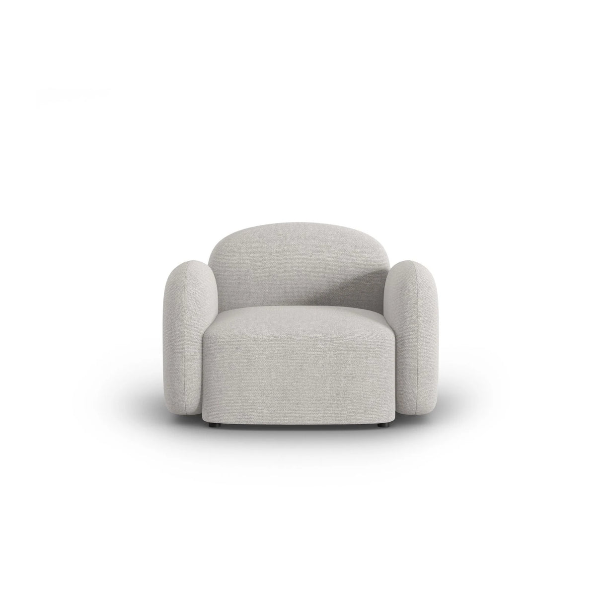 Blair Sessel mit Bezug aus Chenille (Leg20) in Silver Melange, 119x95 cm – Bild 1