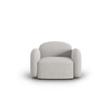 Blair Sessel mit Bezug aus Chenille (Leg20) in Silver Melange, 119x95 cm – Bild 1