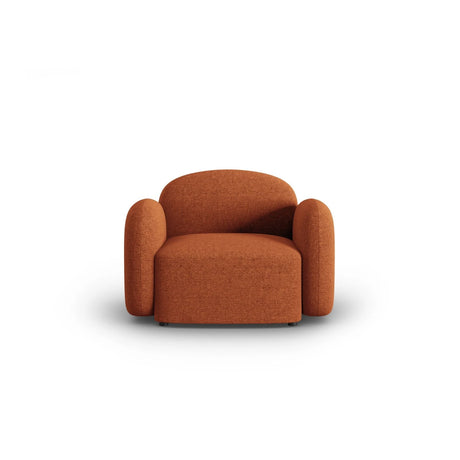 Blair Sessel mit Bezug aus Chenille (Leg6) in Terracotta Melange, 119x95 cm – Bild 1