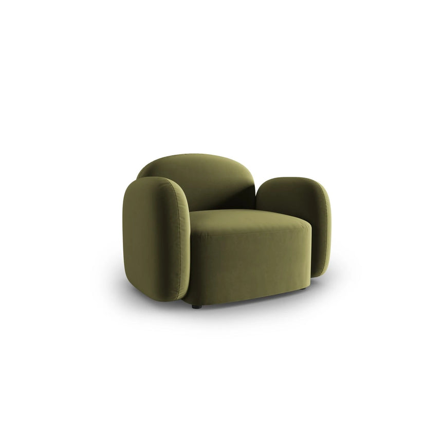 Blair Sessel mit Bezug aus Samt (CasFor) in Light Green, 119x95 cm – Bild 2