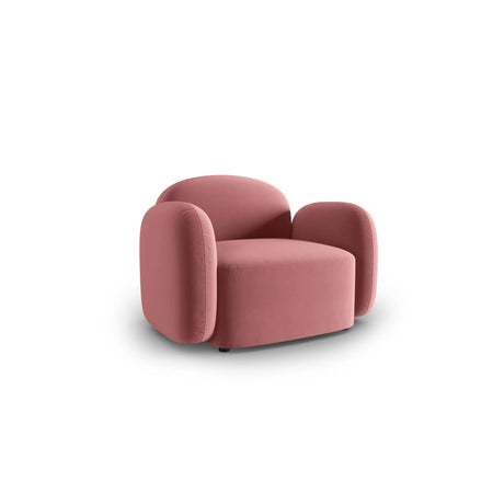 Blair Sessel mit Bezug aus Samt (CasSal) in Salmon, 119x95 cm – Bild 2