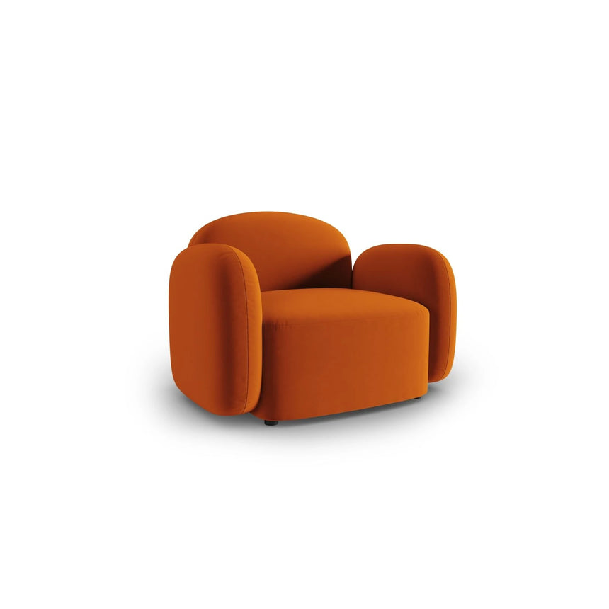 Blair Sessel mit Bezug aus Samt (CasTerr) in Terrakotta, 119x95 cm – Bild 2