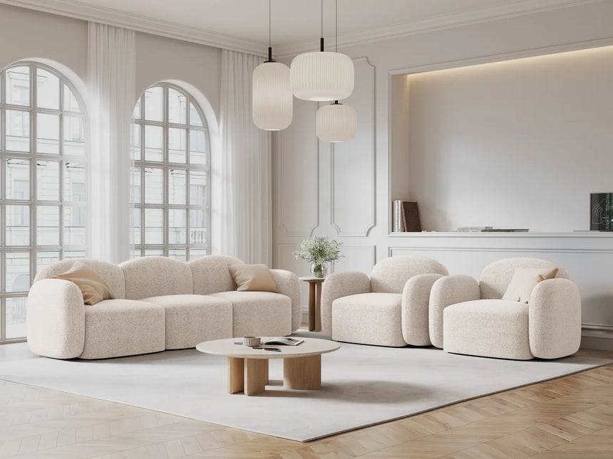 Blair Sessel mit Bezug aus Samt oder Chenille, 119x95 cm – Bild 2