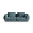 Bloom modulares 3-Sitzer Sofa mit Bezug aus Samt (Casino Dark Blue) in Pastel Blue, 232x106 cm – Bild 1