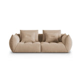 Bloom modulares 3-Sitzer Sofa mit Bezug aus Samt (Casino Lion) in Sand, 232x106 cm – Bild 1