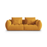 Bloom modulares 3-Sitzer Sofa mit Bezug aus Samt (Casino Mostaza) in Gelb, 232x106 cm – Bild 1