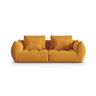 Bloom modulares 3-Sitzer Sofa mit Bezug aus Samt (Casino Mostaza) in Gelb, 232x106 cm – Bild 1