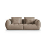 Bloom modulares 3-Sitzer Sofa mit Bezug aus Samt (Casino Taupe) in Hellbraun, 232x106 cm – Bild 1