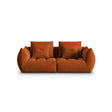 Bloom modulares 3-Sitzer Sofa mit Bezug aus Samt (Casino Terracota) in Terrakotta, 232x106 cm – Bild 1