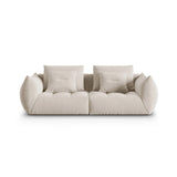 Bloom modulares 3-Sitzer Sofa mit Bezug aus Samt oder Strukturstoff, 232x106 cm – Bild 1