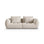 Bloom modulares 3-Sitzer Sofa mit Bezug aus Samt oder Strukturstoff, 232x106 cm – Bild 1