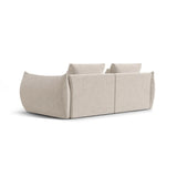 Bloom modulares 3-Sitzer Sofa mit Bezug aus Strukturierter Stoff (City 05) in Dark Beige, 232x106 cm – Bild 4
