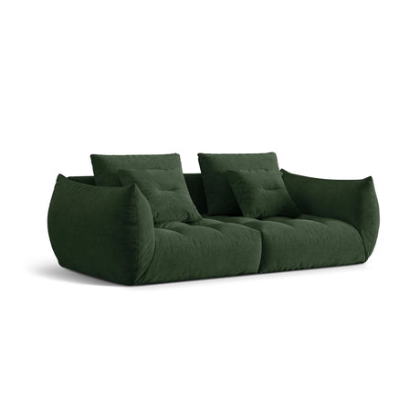 Bloom modulares 3-Sitzer Sofa mit Bezug aus Strukturierter Stoff (City 36) in Moosgrün, 232x106 cm – Bild 3