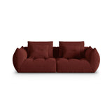 Bloom modulares 3-Sitzer Sofa mit Bezug aus Strukturierter Stoff (City 56) in Red, 232x106 cm – Bild 1