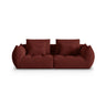 Bloom modulares 3-Sitzer Sofa mit Bezug aus Strukturierter Stoff (City 56) in Red, 232x106 cm – Bild 1