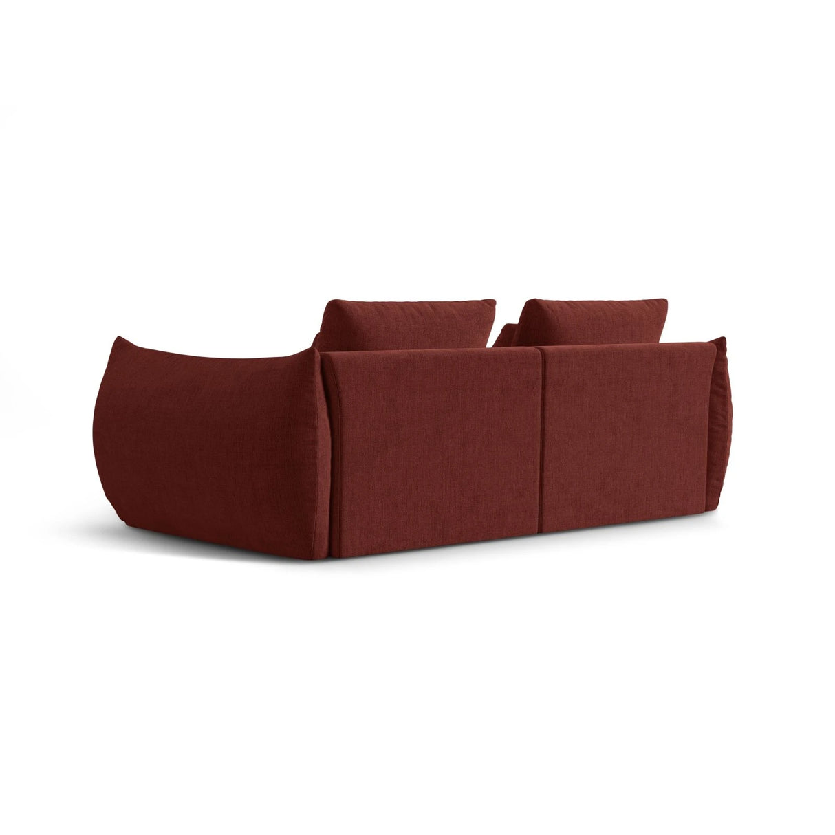Bloom modulares 3-Sitzer Sofa mit Bezug aus Strukturierter Stoff (City 56) in Red, 232x106 cm – Bild 4
