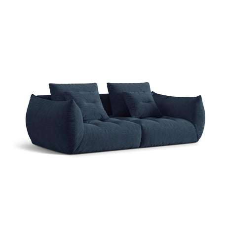 Bloom modulares 3-Sitzer Sofa mit Bezug aus Strukturierter Stoff (City 77) in Dunkelblau, 232x106 cm – Bild 3