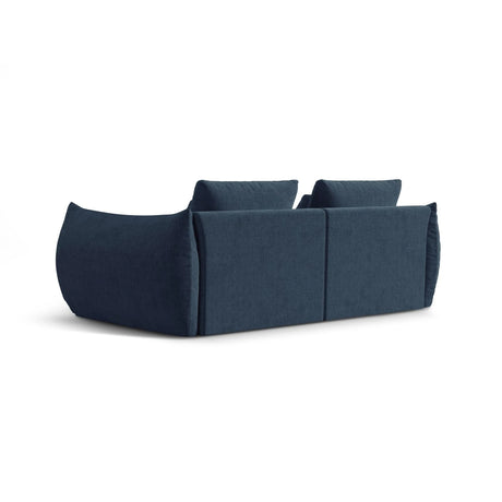 Bloom modulares 3-Sitzer Sofa mit Bezug aus Strukturierter Stoff (City 77) in Dunkelblau, 232x106 cm – Bild 4