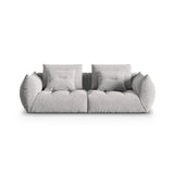 Bloom modulares 3-Sitzer Sofa mit Bezug aus Strukturierter Stoff (City 83) in Silver, 232x106 cm – Bild 1