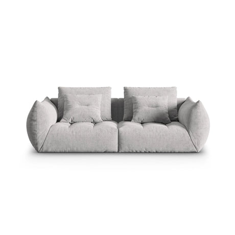 Bloom modulares 3-Sitzer Sofa mit Bezug aus Strukturierter Stoff (City 83) in Silver, 232x106 cm – Bild 1