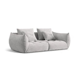 Bloom modulares 3-Sitzer Sofa mit Bezug aus Strukturierter Stoff (City 83) in Silver, 232x106 cm – Bild 3
