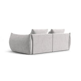 Bloom modulares 3-Sitzer Sofa mit Bezug aus Strukturierter Stoff (City 83) in Silver, 232x106 cm – Bild 4