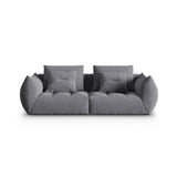 Bloom modulares 3-Sitzer Sofa mit Bezug aus Strukturierter Stoff (City 86) in Grau, 232x106 cm – Bild 1