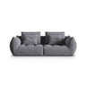 Bloom modulares 3-Sitzer Sofa mit Bezug aus Strukturierter Stoff (City 86) in Grau, 232x106 cm – Bild 1