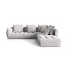 Bloom modulares 4-Sitzer Ecksofa Rechts, mit Bezug aus Strukturierter Stoff (City 83) in Silver, 316x310 cm – Bild 1