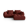 Bloom modulares Ecksofa mit Bezug aus Strukturierter Stoff (City 56) in Red, 232x216 cm – Bild 1