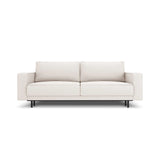 Caro 3-Sitzer Sofa mit Schlaffunktion, in Strukturierter Stoff (Meg351) in Leichtes Beige, 236x97 cm – Bild 1