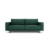 Caro 3-Sitzer Sofa mit Schlaffunktion, in Strukturierter Stoff (Meg359) in Grün, 236x97 cm – Bild 1