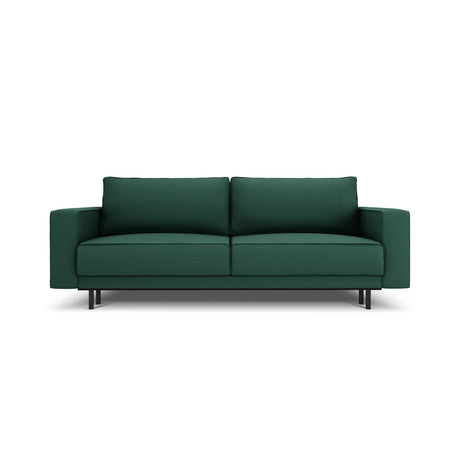 Caro 3-Sitzer Sofa mit Schlaffunktion, in Strukturierter Stoff (Meg359) in Grün, 236x97 cm – Bild 1