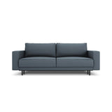 Caro 3-Sitzer Sofa mit Schlaffunktion, in Strukturierter Stoff (Meg361) in Blau, 236x97 cm – Bild 1