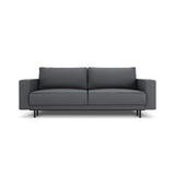 Caro 3-Sitzer Sofa mit Schlaffunktion, in Strukturierter Stoff (Meg367) in Dunkelgrau, 236x97 cm – Bild 1