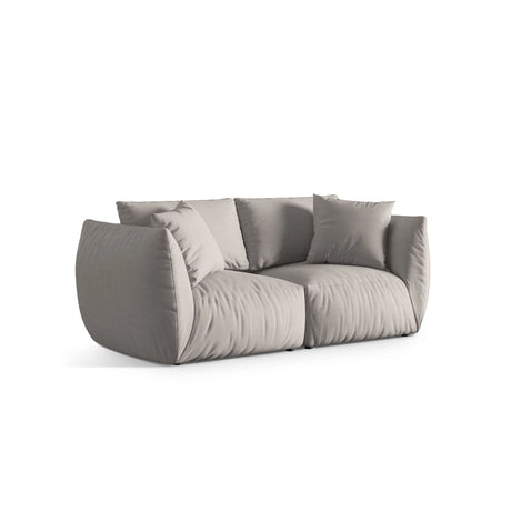 Chris 3-Sitzer Sofa in Leinenoptik aus Strukturierter Stoff (LIN04) in Natural, 220x100 cm – Bild 4