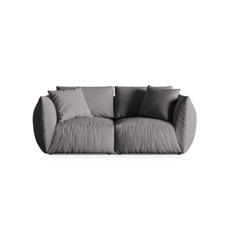 Chris 3-Sitzer Sofa in Leinenoptik aus Strukturierter Stoff (LIN32) in Sand, 220x100 cm – Bild 1