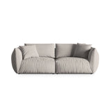 Chris 4-Sitzer Sofa in Leinenoptik aus Strukturierter Stoff (LIN04) in Natural, 260x100 cm – Bild 1
