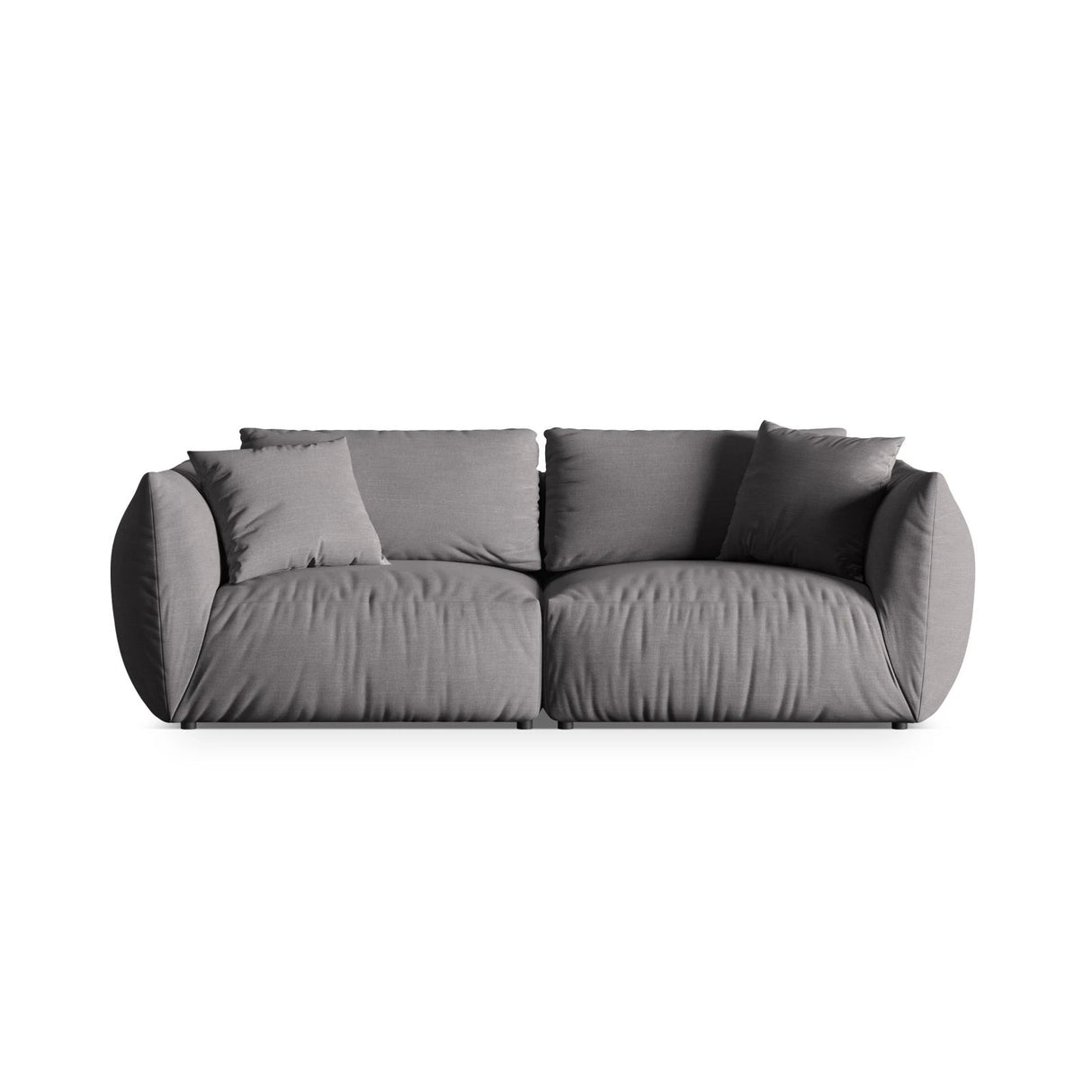 Chris 4-Sitzer Sofa in Leinenoptik aus Strukturierter Stoff (LIN32) in Sand, 260x100 cm – Bild 1
