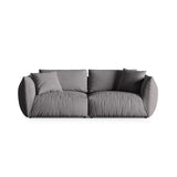 Chris 4-Sitzer Sofa in Leinenoptik aus Strukturierter Stoff (LIN32) in Sand, 260x100 cm – Bild 1