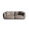 Chris 4-Sitzer Sofa in Leinenoptik aus Strukturierter Stoff (LINS07) in Concrete, 260x100 cm – Bild 1