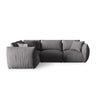 Chris 5-Sitzer Ecksofa Links, in Leinenoptik aus Strukturierter Stoff (LIN32) in Sand, 295x210 cm – Bild 1