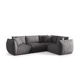 Chris 5-Sitzer Ecksofa Rechts, in Leinenoptik aus Strukturierter Stoff (LIN32) in Sand, 295x210 cm – Bild 4