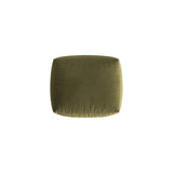 Chris Pouf in Leinenoptik aus Samt (CasFor) in Light Green, 85x100 cm – Bild 4