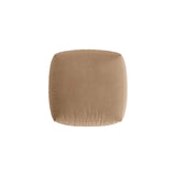 Chris Pouf in Leinenoptik aus Samt (CasLio) in Sand, 100x100 cm – Bild 4