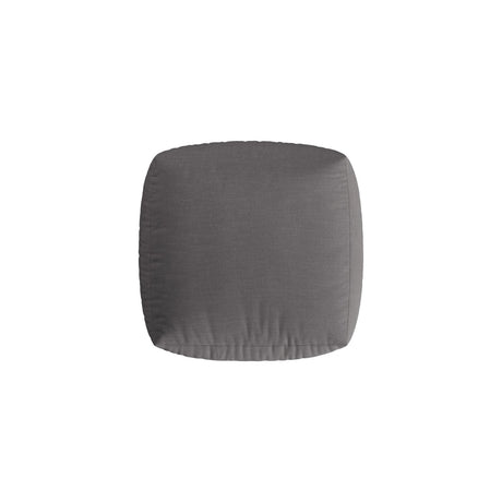 Chris Pouf in Leinenoptik aus Strukturierter Stoff (LIN32) in Sand, 100x100 cm – Bild 4