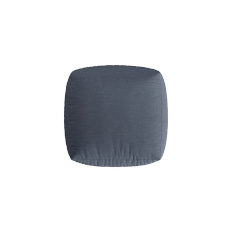 Chris Pouf in Leinenoptik aus Strukturierter Stoff (LIN74) in Light Green, 100x100 cm – Bild 4