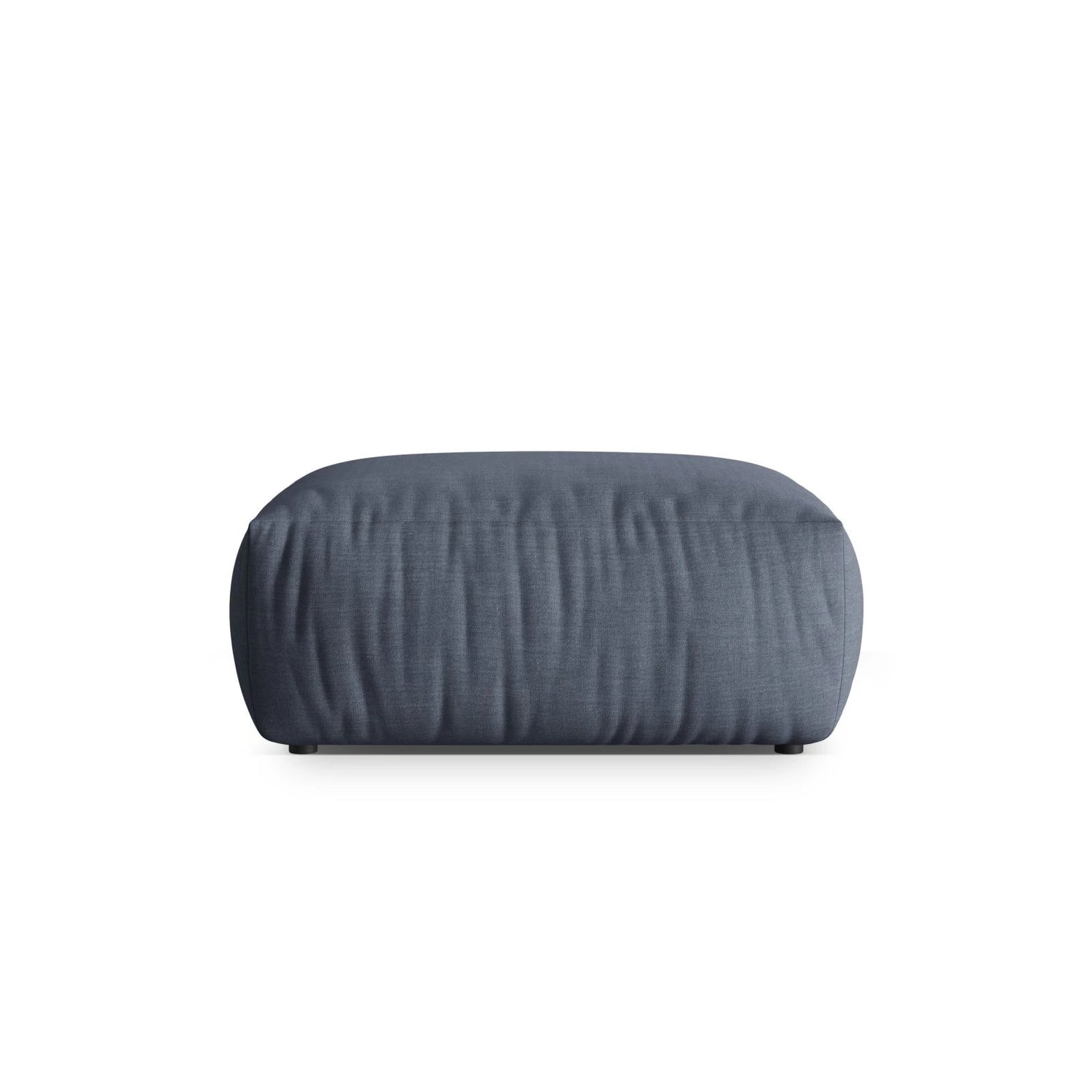 Chris Pouf in Leinenoptik aus Strukturierter Stoff (LIN74) in Light Green, 85x100 cm – Bild 1