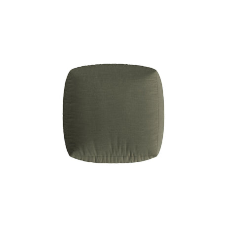 Chris Pouf in Leinenoptik aus Strukturierter Stoff (LIN81) in Muted Blue, 100x100 cm – Bild 4